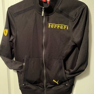 Men’s small puma x Ferrari zip up sweater.